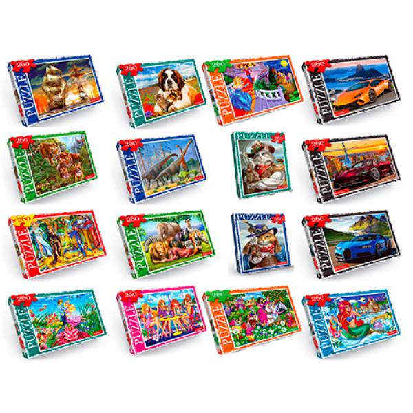 Пазл Danko Toys 260 елементів С260-13-01020304...16
