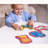 Бебі-пазли Vladi toys "Дитинчата. Зоопарк" VT1106-88