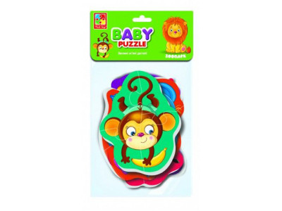 Бебі-пазли Vladi toys "Дитинчата. Зоопарк" VT1106-88