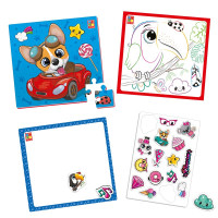 Набір для творчості Vladi Toys 4 в 1 Веселі звірятка 25 елементів VT4210-16