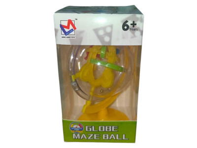 3D шар-головоломка Maze Ball магічний шар на 50 ходів 1735-A_Yellow 3D шар-головоломка Maze Ball магічний шар на 50 ходів 1735-A_Yellow