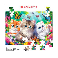 Пазл Енергія Плюс Котики 88 елементів Ен.8304 Пазл Енергія Плюс Котики 88 елементів Ен.8304