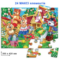 Пазл 24 ел. "Теремок" в кор. Ен.2104
