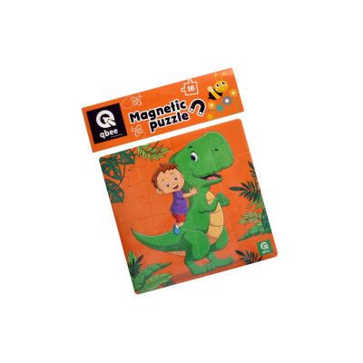 Пазли qbee "Діно друг" 16 елементів фомові магнітні QB200-001 Пазли qbee "Діно друг" 16 елементів фомові магнітні QB200-001