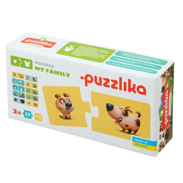 Пазли "Моя сімя " 10 елементів 13531