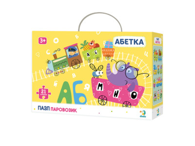 Пазл "Абетка.Паровозик" 21 елемент 300148