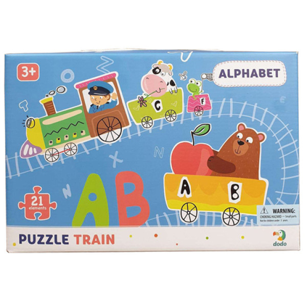 Пазл "Англійський Алфавіт Паровозик" 21 елемент 300251 Пазл "Англійський Алфавіт Паровозик" 21 елемент 300251