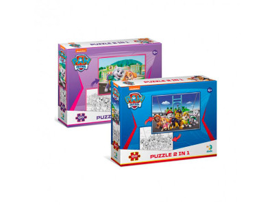 Пазл на 60 елементів 2 в 1 «Paw Patrol» 200161