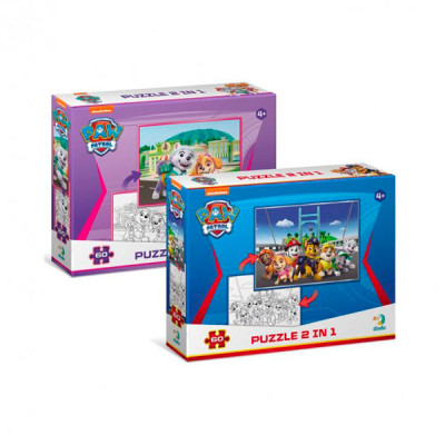 Пазл на 60 елементів 2 в 1 «Paw Patrol» 200161