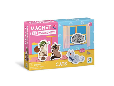 Набір магнітів DoDo "Кішки" 15 штук 200258