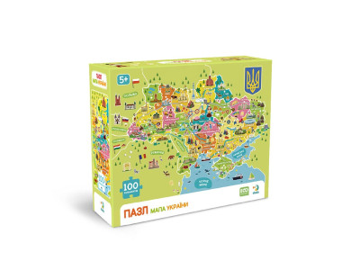 Пазл Dodo Maps Мапа України 100 елементів 300706
