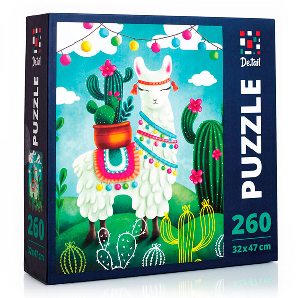 Пазл De.tail Лама милашка 260 елементів DT200-02