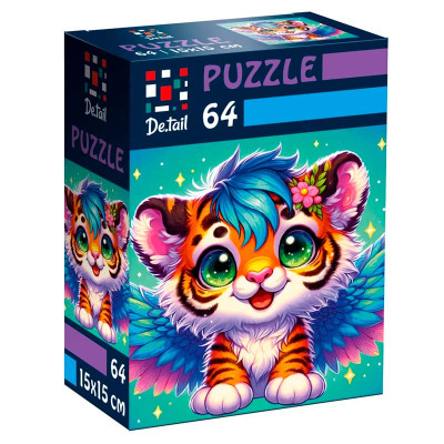 Пазл De.tail Крилате тигреня 64 деталі DT1234-02 Пазл De.tail Крилате тигреня 64 деталі DT1234-02
