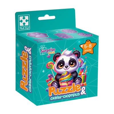 Пазли Vladi Toys "Панда" із сквіш-сюрпризом VT8030-08