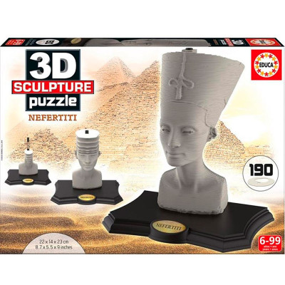 Скульптура EDUCA EDU-16966 Пазл 3D Скульптура Нефертіті 190 елементів EDU-16966