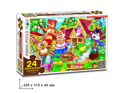 Пазл 24 ел. "Теремок" в кор. Эн.2104