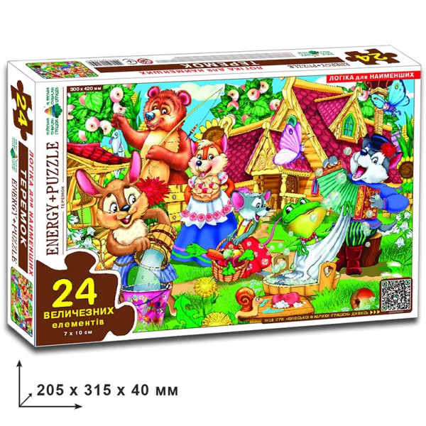 Пазл 24 ел. "Теремок" в кор. Эн.2104