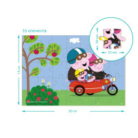 Пазл-міні DoDo "Peppa Pig" 35 елементів 200335