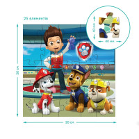 Пазл Dodo Paw Patrol Готові до роботи 3 в 1 200579