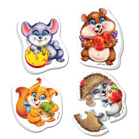 Бебі-пазли Vladi toys "Пухнастики" VT1106-89 Бебі-пазли Vladi toys "Пухнастики" VT1106-89