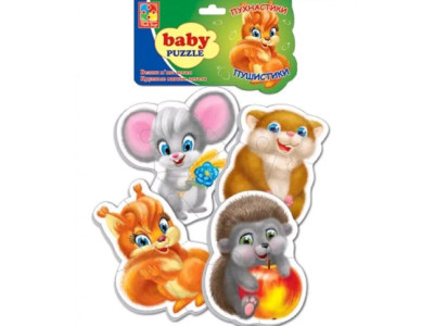 Бебі-пазли Vladi toys "Пухнастики" VT1106-89