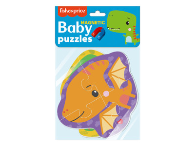 Магнітні бебі пазли Vladi Toys "Fisher Price. Динозаврики" VT3208-16 Магнітні бебі пазли Vladi Toys "Fisher Price. Динозаврики" VT3208-16