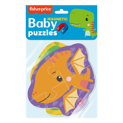 Магнітні бебі пазли Vladi Toys "Fisher Price. Динозаврики" VT3208-16