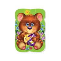 Пазли магнітні А5 Малюк зможе "Ведмежа" Vladi Toys VT3301-04