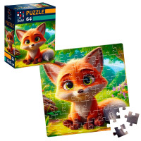 Пазли Vladi Toys De.tail Допитливе лисеня 64 деталі DT1234-07