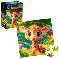 Пазли Vladi Toys De.tail Малий жираф 64 деталі DT1234-13