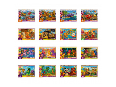 Пазли Danko Toys 35 елементи мякі S35-11-01020304...16 Пазли Danko Toys 35 елементи мякі S35-11-01020304...16