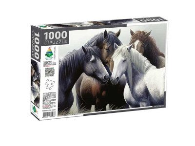 Пазли 1000 " Прекрасні коні" Ен.4986