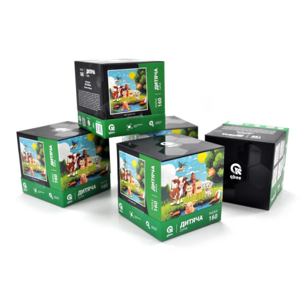 Пазли qbee "Тваринки приятелі" 160 елементів QB500-003
