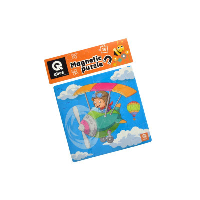 Пазли qbee "Юний пілот" 16 елементів фомові магнітні QB200-002 Пазли qbee "Юний пілот" 16 елементів фомові магнітні QB200-002
