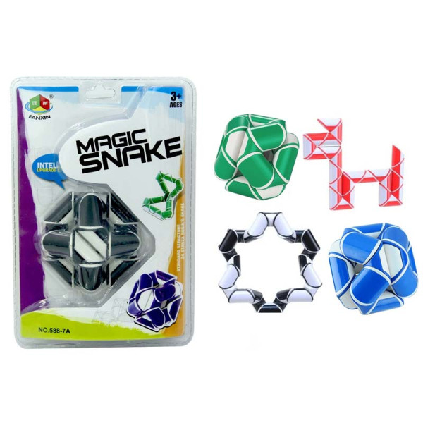 Кубик "Змійка" на блістері 588-7A р.13*8*20см 588-7A