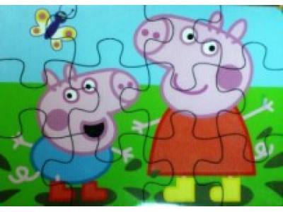 Деревяний Пазл "Свинка Пеппа 2" R12006