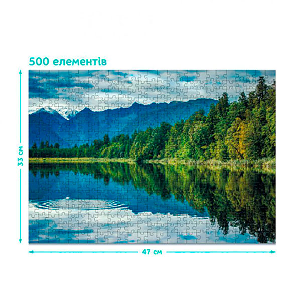 Пазл Озеро Метісон. Нова Зеландія 300380