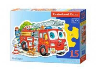 Пазли "Пожежна машина" 15 елементів 015078