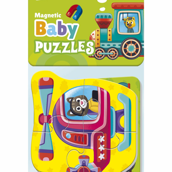 Бейбі пазли Vladi Toys Малюк зможе "Транспорт" магнітні VT3208-29