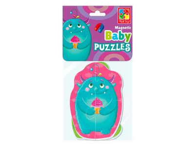 Бейбі пазли Vladi Toys Малюк зможе "Монстрики" магнітні VT3208-31