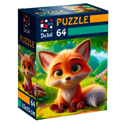 Пазли Vladi Toys De.tail Допитливе лисеня 64 деталі DT1234-07