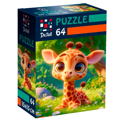 Пазли Vladi Toys De.tail Малий жираф 64 деталі DT1234-13 Пазли Vladi Toys De.tail Малий жираф 64 деталі DT1234-13