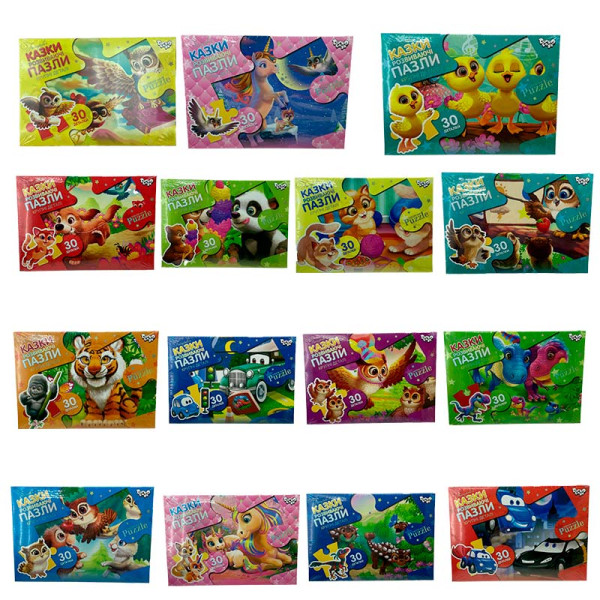 Пазл Danko Toys Казки 30 елементів Mx30-07-01020304...16 Пазл Danko Toys Казки 30 елементів Mx30-07-01020304...16