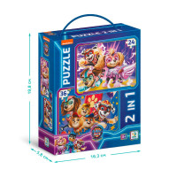 Пазл 2 в 1 Dodo Paw Patrol «Зберігаємо світ у безпеці!» 200573 200573