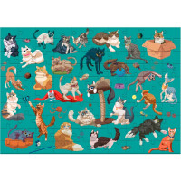 Пазл DoDo «Кумедні коти» 100 елементів 300626 Пазл DoDo «Кумедні коти» 100 елементів 300626