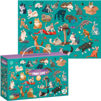 Пазл DoDo «Кумедні коти» 100 елементів 300626 Пазл DoDo «Кумедні коти» 100 елементів 300626