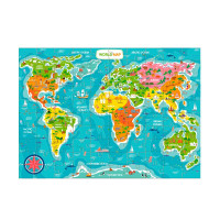 Пазл Dodo Maps Мапа світу 100 елементів англійська мова 300704