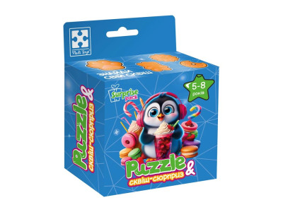 Пазли Vladi Toys "Пінгвінятко" із сквіш-сюрпризом VT8030-06