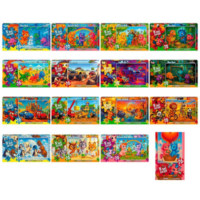 Пазли Danko Toys 20 елементи мякі S20-10-01020304...16 Пазли Danko Toys 20 елементи мякі S20-10-01020304...16