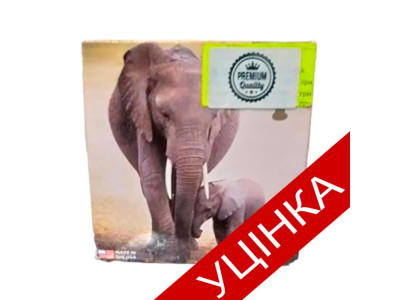 Слон з дитинчам` 100шт 8104-0207_УЦІНКА